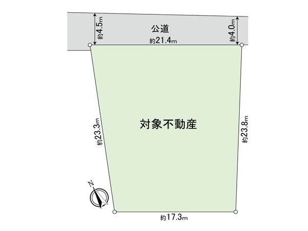 岡崎市大西町字奥長入 土地 区画図 岡崎市大西町字奥長入 土地 区画図