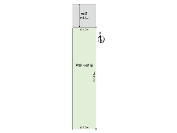 岡崎市板屋町 土地 区画図