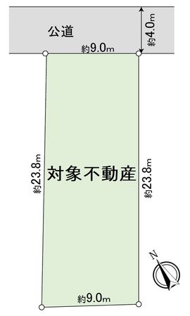 岡崎市大西町字奥長入 土地 区画図 岡崎市大西町字奥長入 土地 区画図