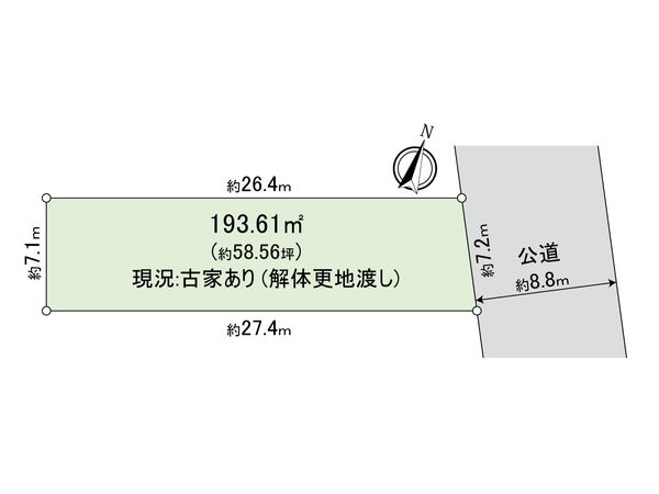 岡崎市日名本町 土地 区画図 岡崎市日名本町 土地 区画図