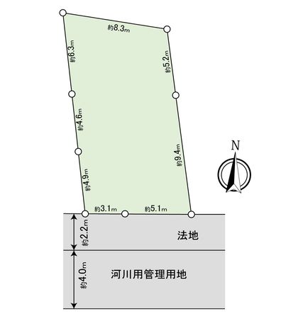 岡崎市正名町字郷外 土地 区画図 岡崎市正名町字郷外 土地 区画図