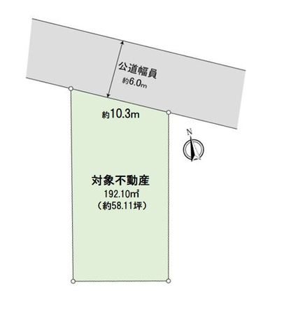 岡崎市八帖南町一丁目 土地 区画図 岡崎市八帖南町一丁目 土地 区画図