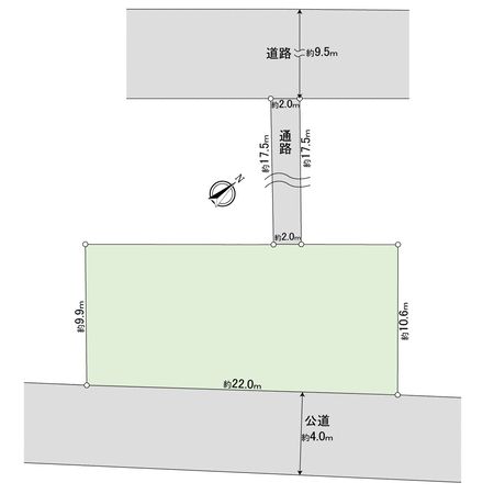 岡崎市中島町字井ノ下 土地 区画図 岡崎市中島町字井ノ下 土地 区画図