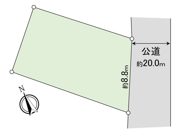安城市姫小川町姫西一丁目 土地 区画図