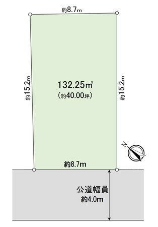 岡崎市中島西町二丁目 土地 区画図 岡崎市中島西町二丁目 土地 区画図
