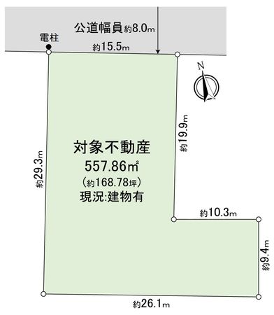 岡崎市広幡町 土地 区画図 岡崎市広幡町 土地 区画図