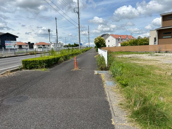 岡崎市福岡町字通長 土地 前面道路含む外観 岡崎市福岡町字通長 土地 前面道路含む外観