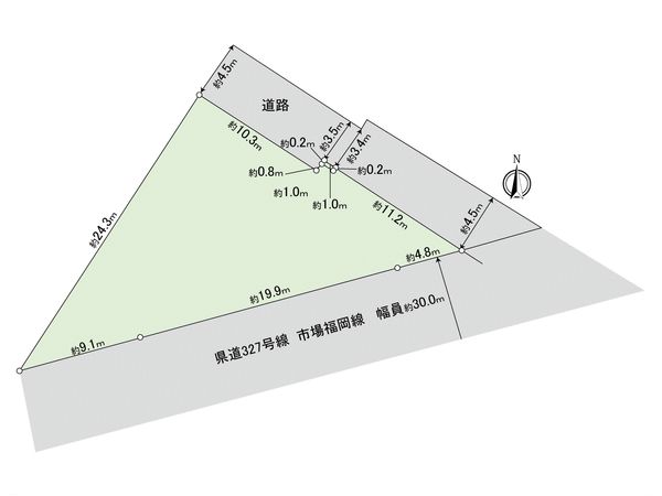 岡崎市福岡町字通長 土地 区画図 岡崎市福岡町字通長 土地 区画図
