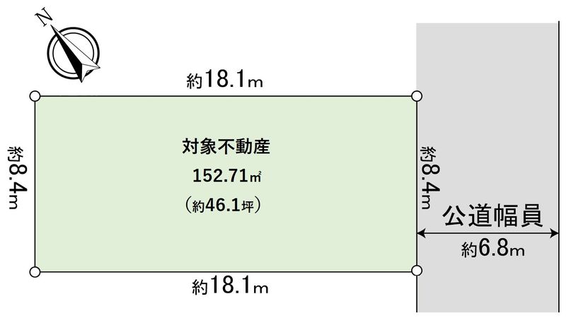 岡崎市法性寺町字柳之内 土地 区画図 岡崎市法性寺町字柳之内 土地 区画図