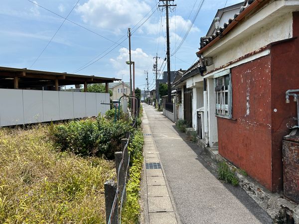 岡崎市矢作町字池田 土地 前面道路含む外観 岡崎市矢作町字池田 土地 前面道路含む外観