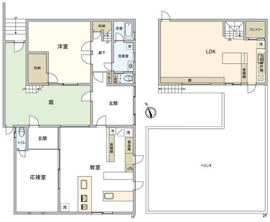 岡崎市竜美旭町 戸建 間取図(平面図)
