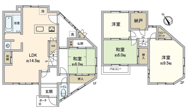 安城市今本町三丁目 戸建 間取図(平面図)