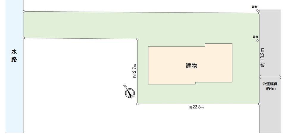 西尾市寄住町神明 戸建 区画図