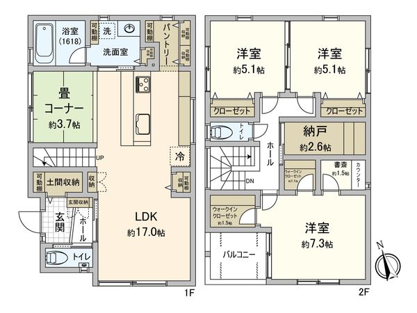 岡崎市丸山町字奥ノ畑 戸建 間取図(平面図) 岡崎市丸山町字奥ノ畑 戸建 間取図(平面図)