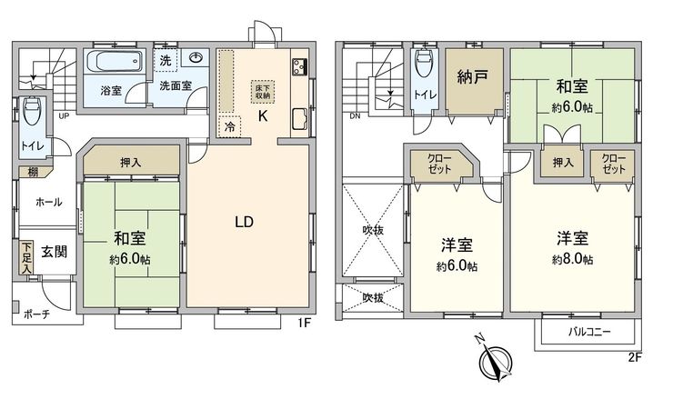 岡崎市矢作町字小河原 戸建 間取図(平面図) 岡崎市矢作町字小河原 戸建 間取図(平面図)