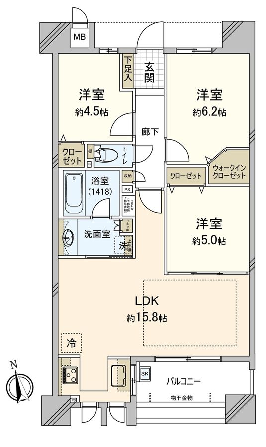 間取図(平面図)