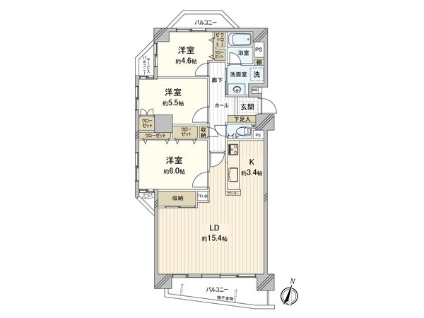 サンアメニティ岡崎駅Ⅱ 間取図(平面図) サンアメニティ岡崎駅Ⅱ 間取図(平面図)