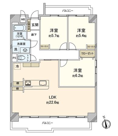 間取図(平面図)
