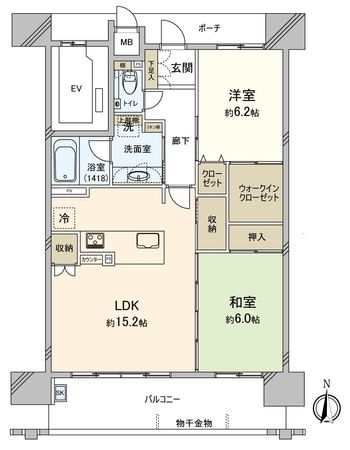 ミッドシティレジデンス岡崎康生 間取図(平面図) ミッドシティレジデンス岡崎康生 間取図(平面図)