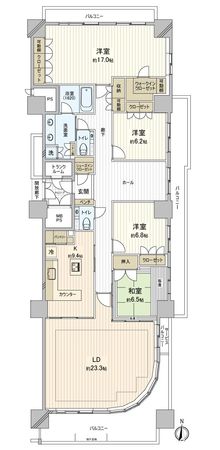 岡崎タワーレジデンス 間取図(平面図) 岡崎タワーレジデンス 間取図(平面図)
