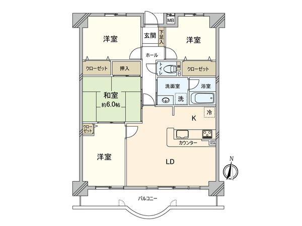 ユーハウス美合 間取図(平面図) 間取図(平面図)