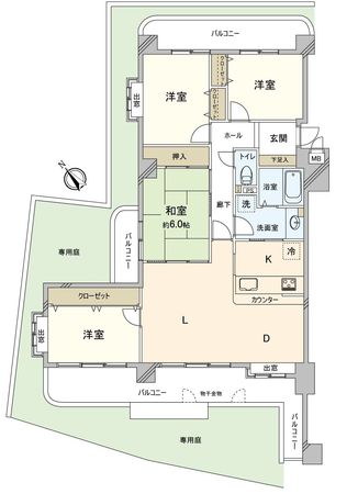 ユーハウス岡崎 間取図(平面図) ユーハウス岡崎 間取図(平面図)
