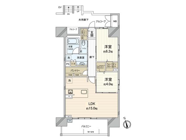 リフローレ東岡崎駅 間取図(平面図)
