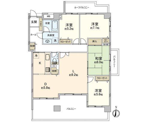 間取図(平面図)