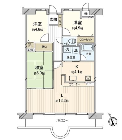 間取図(平面図)
