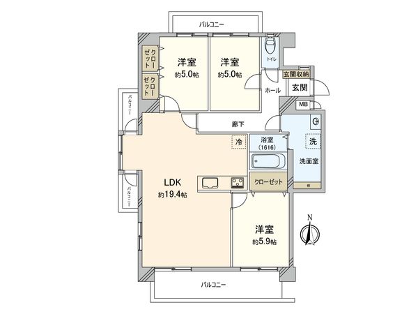 間取図(平面図)
