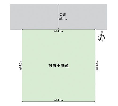 日進市東山2丁目 土地 区画図