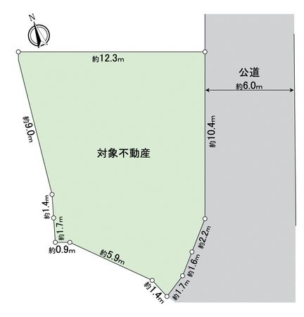 愛知郡東郷町大字諸輪字北山 土地 区画図 愛知郡東郷町大字諸輪字北山 土地 区画図