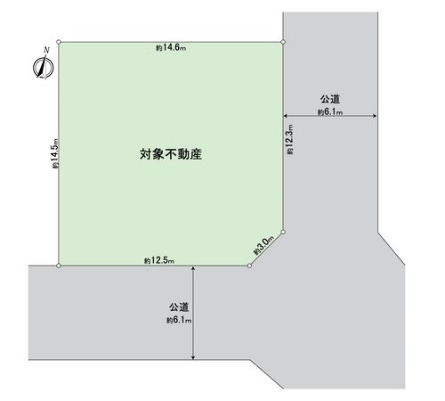 日進市東山2丁目 土地 区画図