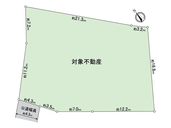日進市岩崎町大廻間 土地 区画図 日進市岩崎町大廻間 土地 区画図