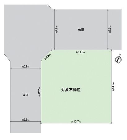 日進市南ケ丘2丁目 区画図 日進市南ケ丘2丁目 区画図