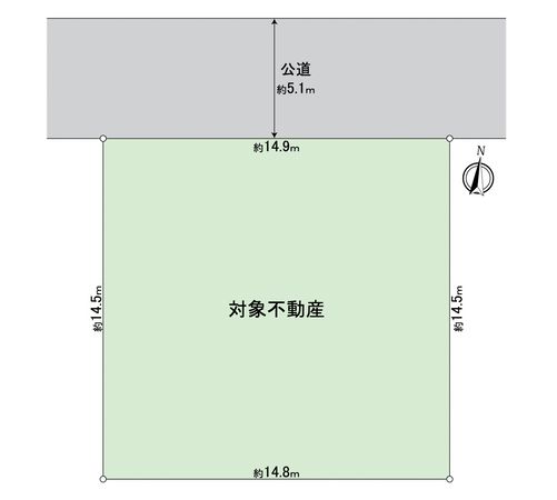 日進市東山2丁目 土地 区画図