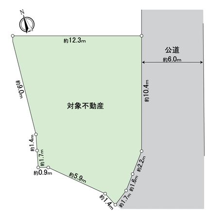 愛知郡東郷町大字諸輪字北山 土地 区画図 愛知郡東郷町大字諸輪字北山 土地 区画図