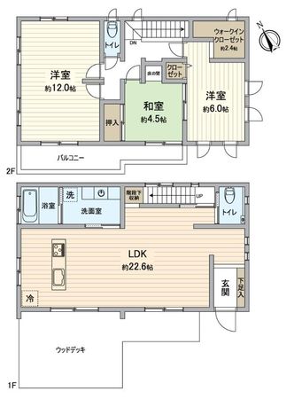 日進市米野木町北山 戸建 間取図(平面図) 日進市米野木町北山 戸建 間取図(平面図)