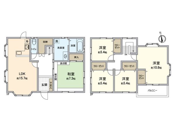 日進市藤塚3丁目 間取図(平面図) 日進市藤塚3丁目 間取図(平面図)