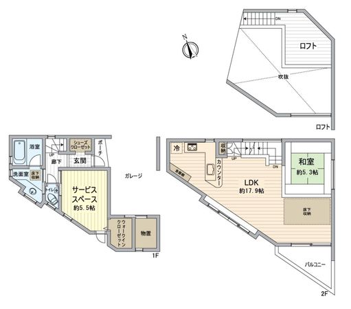 日進市竹の山5丁目 戸建 間取図(平面図) 日進市竹の山5丁目 戸建 間取図(平面図)