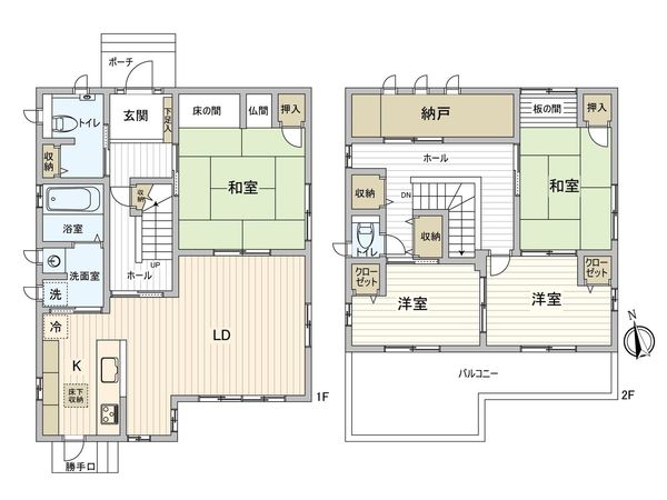 日進市米野木台5丁目 戸建 間取図(平面図)