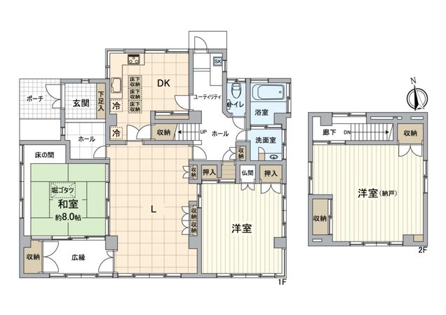 日進市岩崎台3丁目 戸建 間取図(平面図) 日進市岩崎台3丁目 戸建 間取図(平面図)