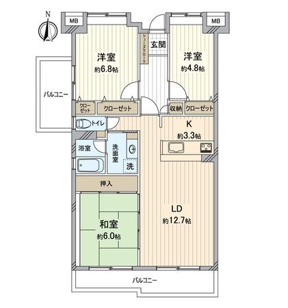間取図(平面図)