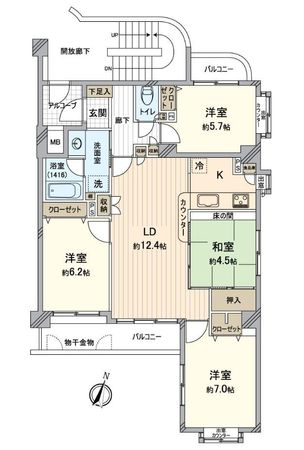 グローリアスヒルズ日進第6 間取図(平面図) グローリアスヒルズ日進第6 間取図(平面図)