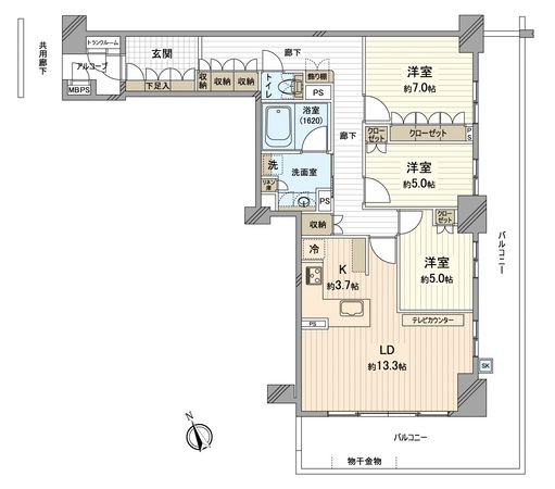 アルバックス日進 間取図(平面図) アルバックス日進 間取図(平面図)