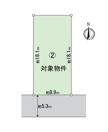 一宮市三条字山 2号地 区画図