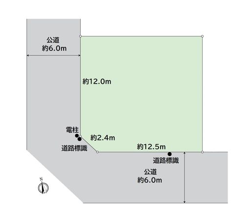 一宮市新生3丁目 土地 区画図 一宮市新生3丁目 土地 区画図