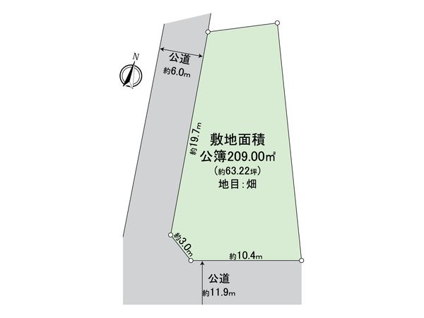 一宮市多加木4丁目 土地 区画図 一宮市多加木4丁目 土地 区画図
