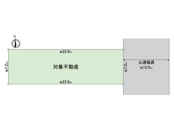 稲沢市高御堂2丁目 土地 区画図