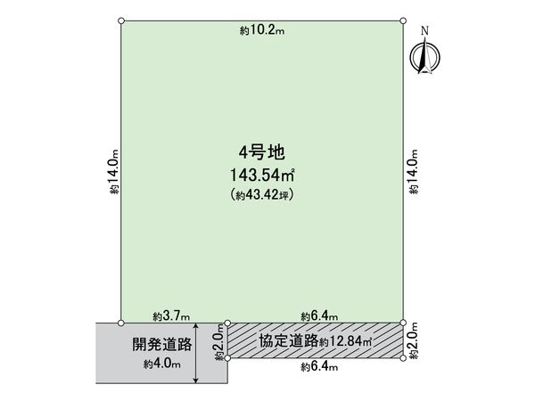 一宮市今伊勢町馬寄 4号地 区画図 一宮市今伊勢町馬寄 4号地 区画図